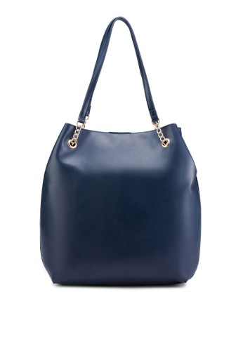 鍊式提把購物肩背包、 包、 肩背包ZALORA鍊式提把購物肩背包最新折價