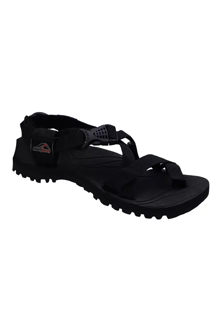 Yapak Black Outdoor Sandals