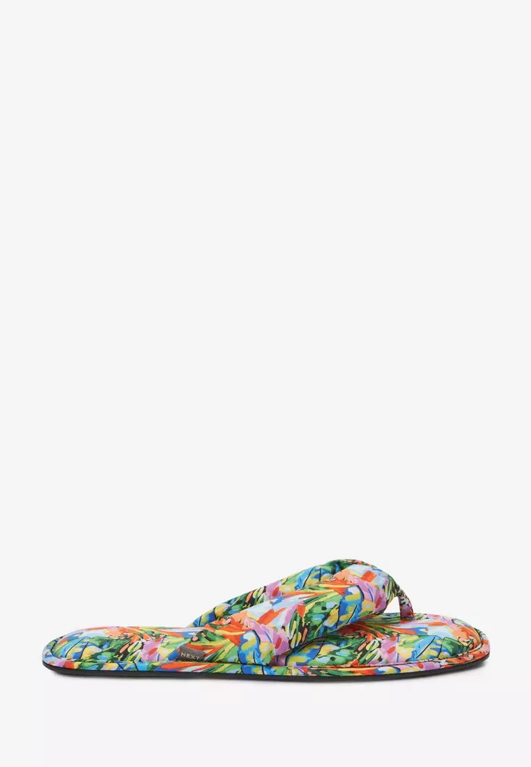NEXT Linen Blend Flip Flop Slippers 2024 Buy NEXT Online