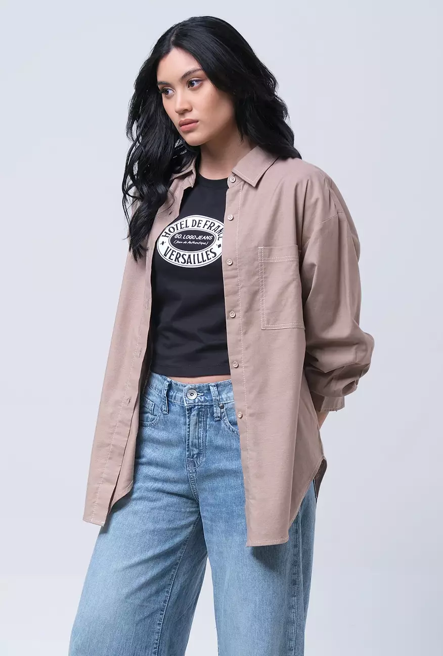 Kemeja Wanita Cala Brown