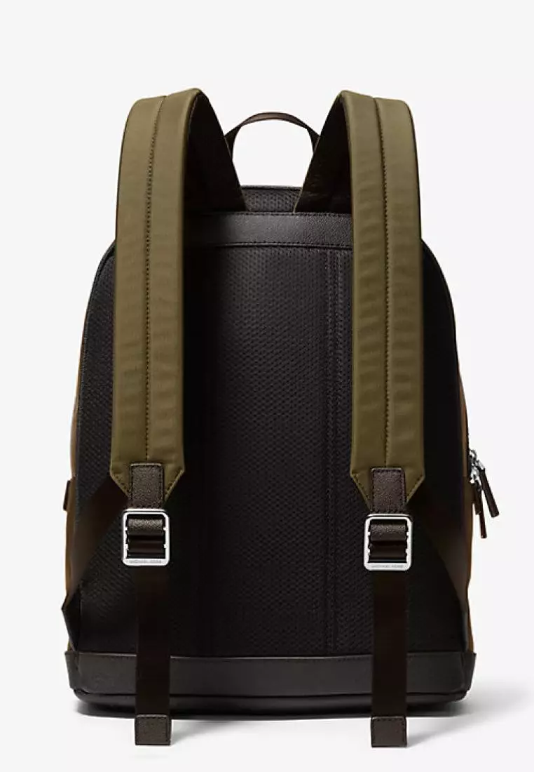 Michael Kors Kent Commuter Backpack Olive