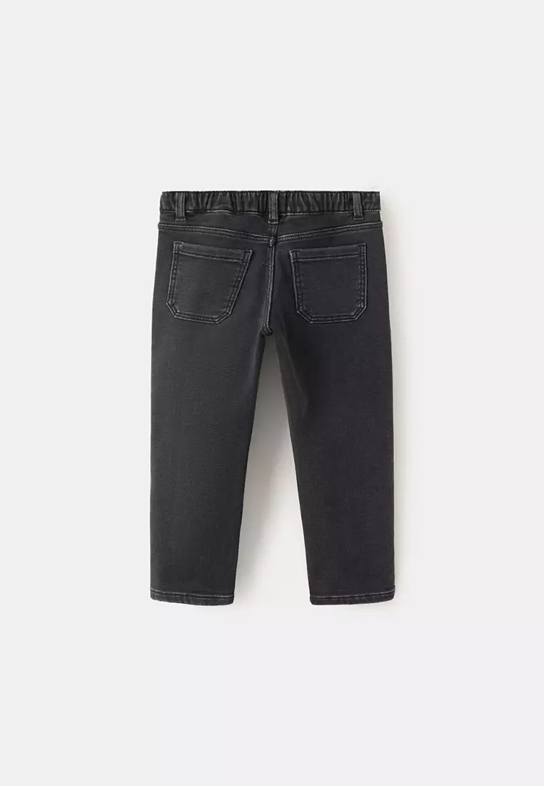 Slim Fit Drawstring Jeans