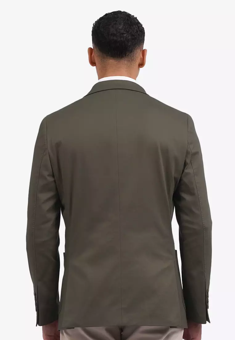 Textured Long Sleeve Blazer