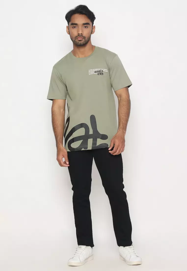 NX T-Shirt Cotton Combed Tebal Pria 207370401