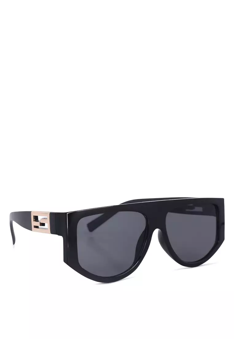 Flat top frame sunglasses deals