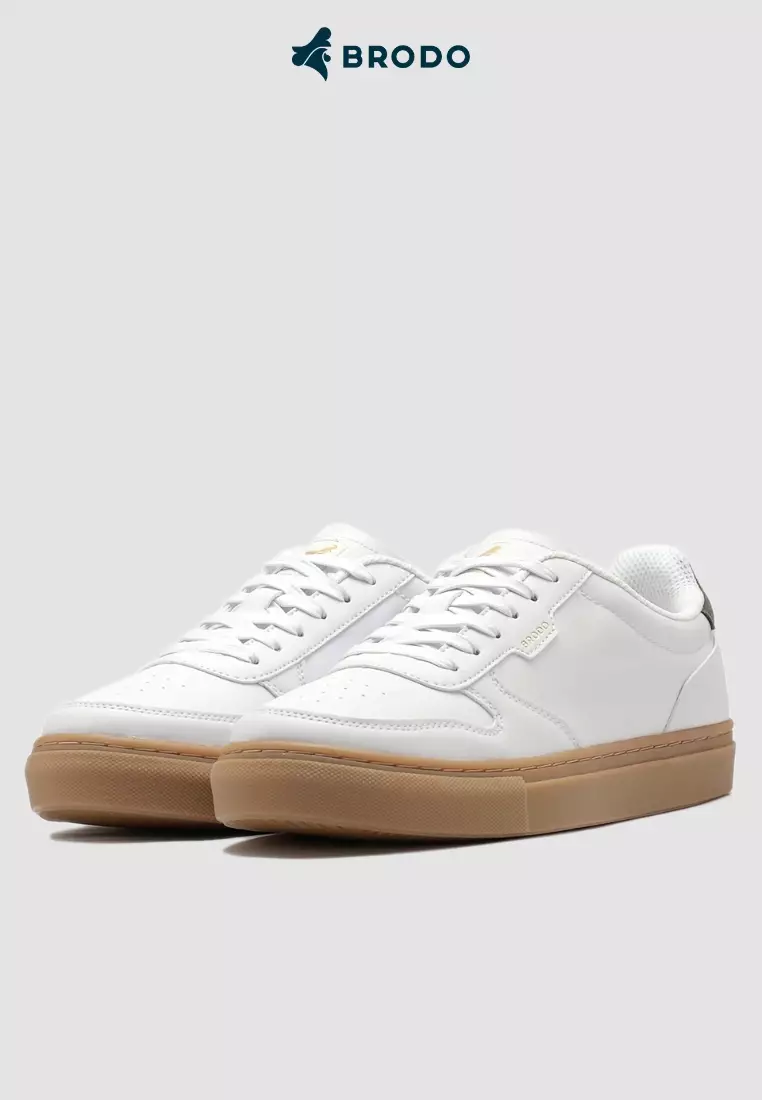 Jual Brodo BRODO - Sneakers Calcio White Olive GS Original 2026 ...