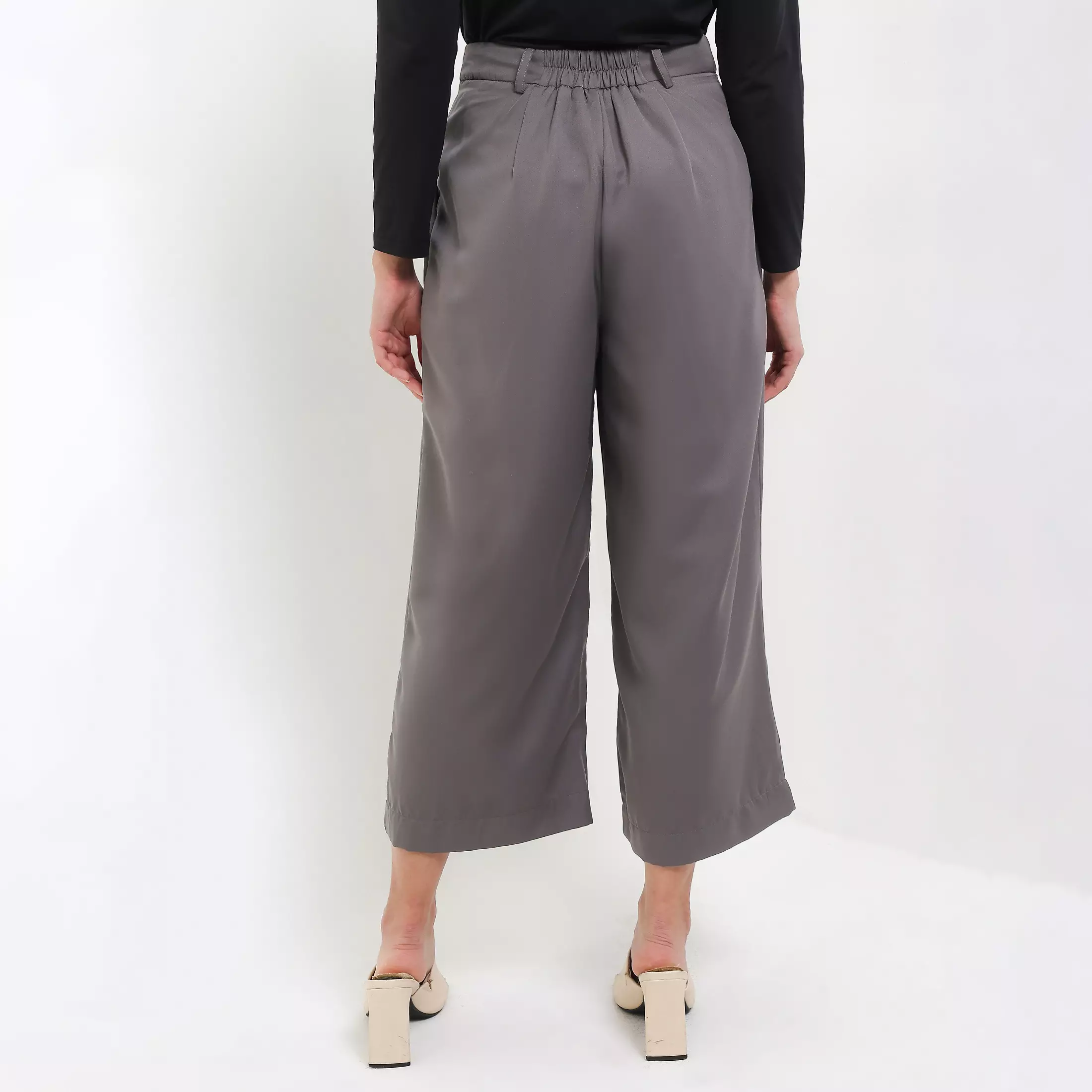 MFMW Cora Celana Panjang Kulot Dark Grey