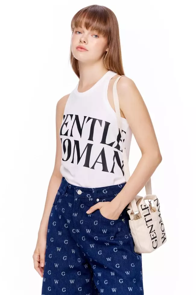 Gentle Woman Logo Strap Micro Tote