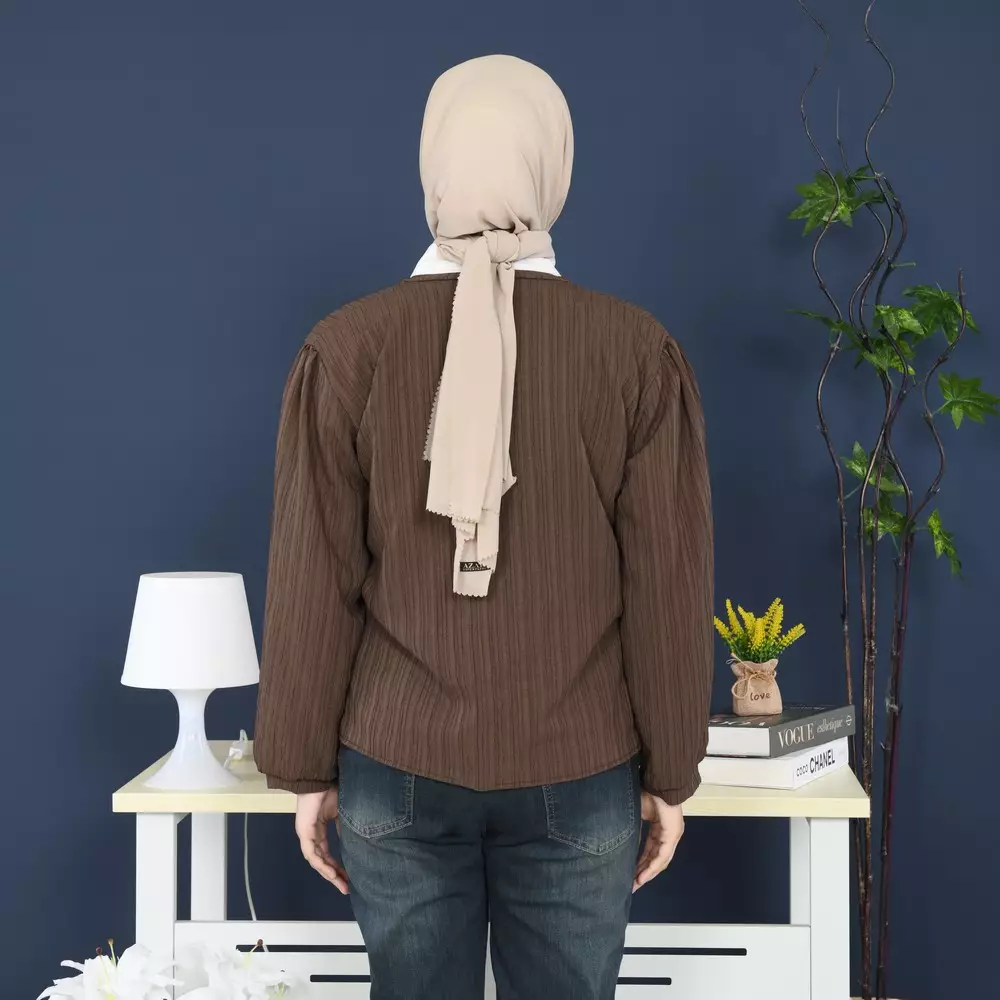 Cesya Outer Kerut - Coffee M19672 R69S3