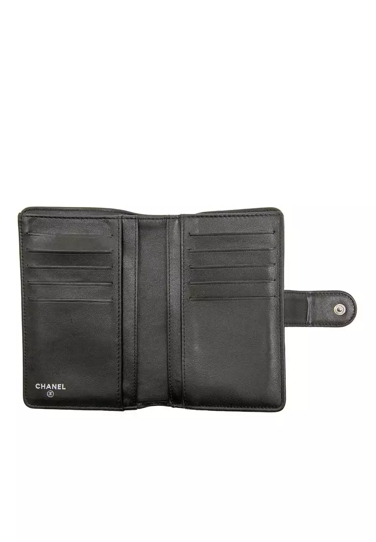 Pre-Loved Chanel Cc Caviar Bifold Wallet