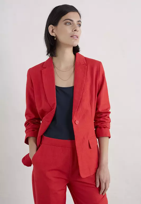Seasalt Cornwall Red Erica Blazer