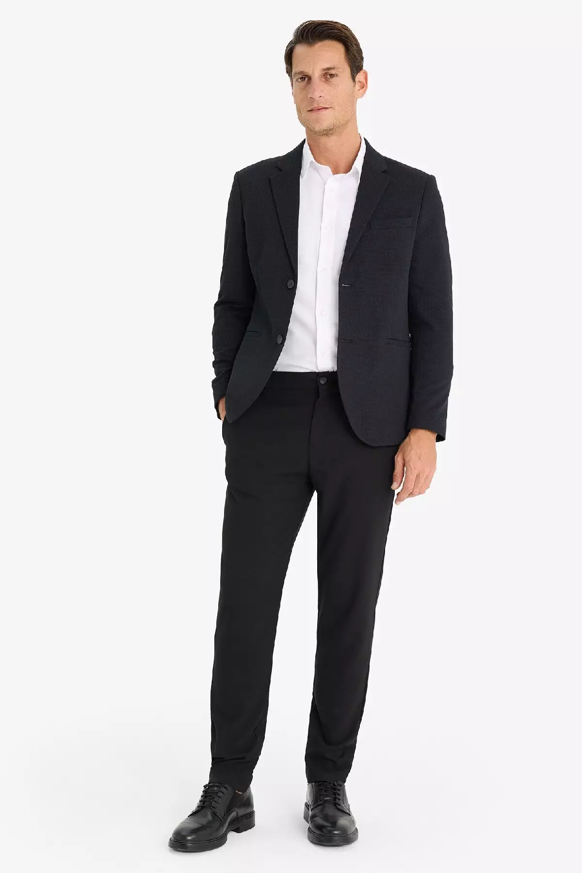 Slim Fit Slim Fit Lined Buttoned Blazer Jacket N0503Az25Sp