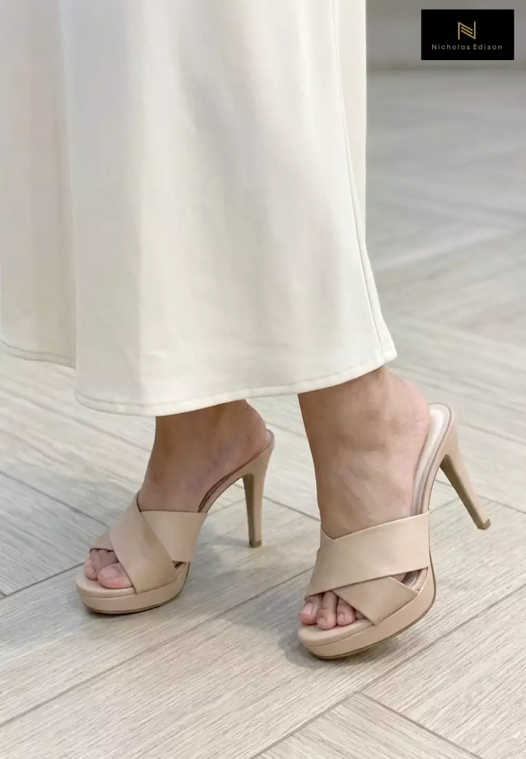Nicholas Edison Heel Elga Hazelnut