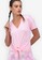 ZALORA ACTIVE pink Tie Front T-Shirt AF842AAC56DA01GS_3