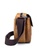 ENZODESIGN brown and multi ENZODESIGN Vintage Buffalo Leather Mini Shoulder Messenger Bag 22D98AC8A1634CGS_3