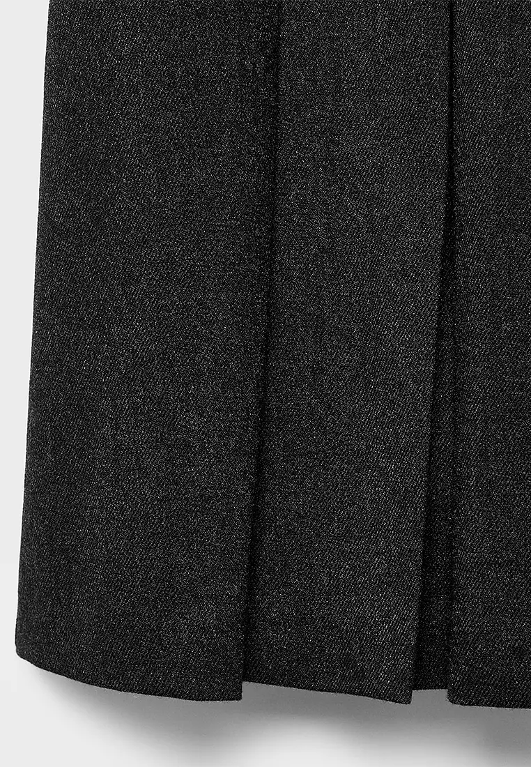 Pleated Mini-Skirt
