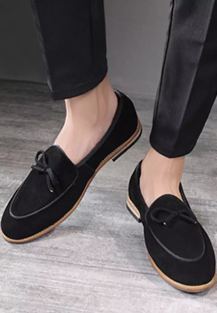 VANSA Cow Suede Loafers  VSM-C3322