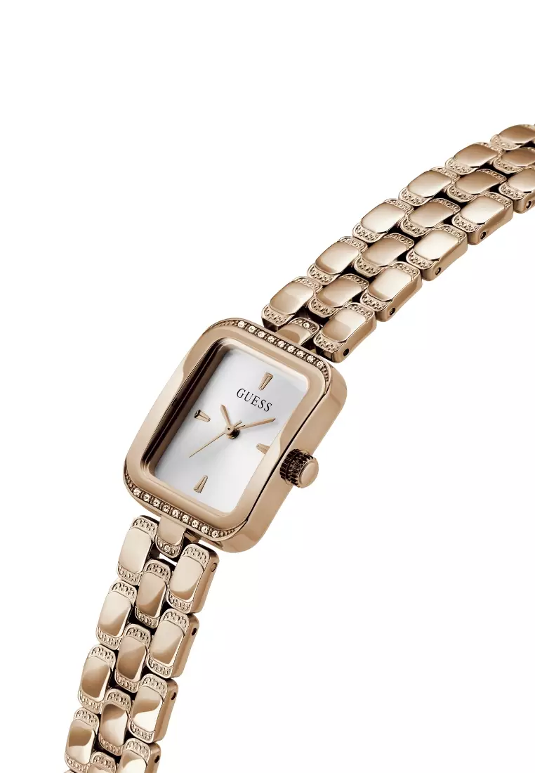 Guess Jewelry Rose Gold Stainless Steel Analog Quartz Watch For Women GW0865L3