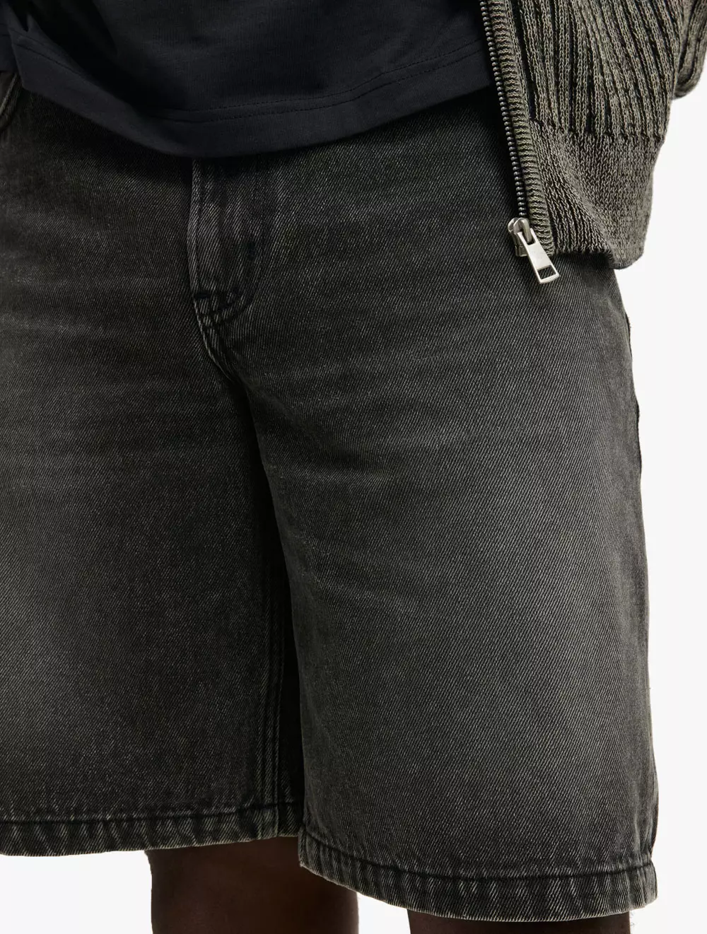 Cotton On - Jeanswears - Denim Short - Domino Black