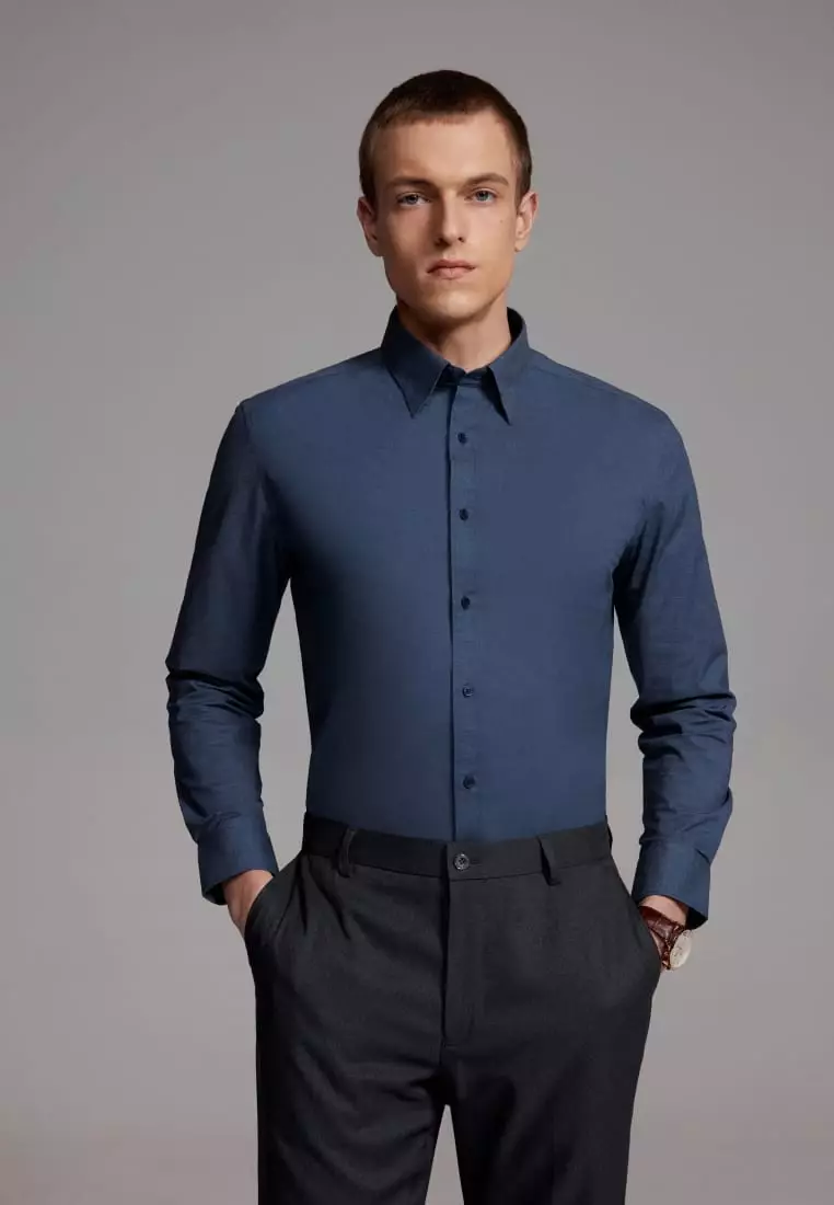 G2000 Non-Iron Easy Care Smart Fit Poplin Shirt