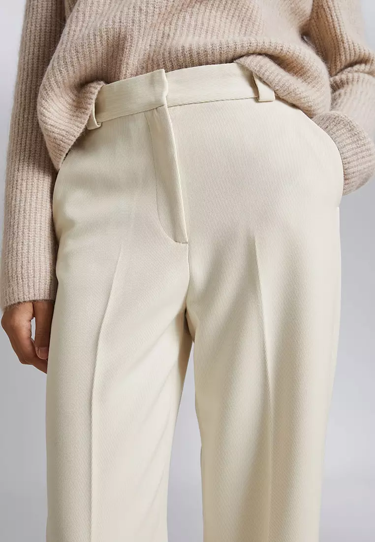 Wide Press Crease Trousers