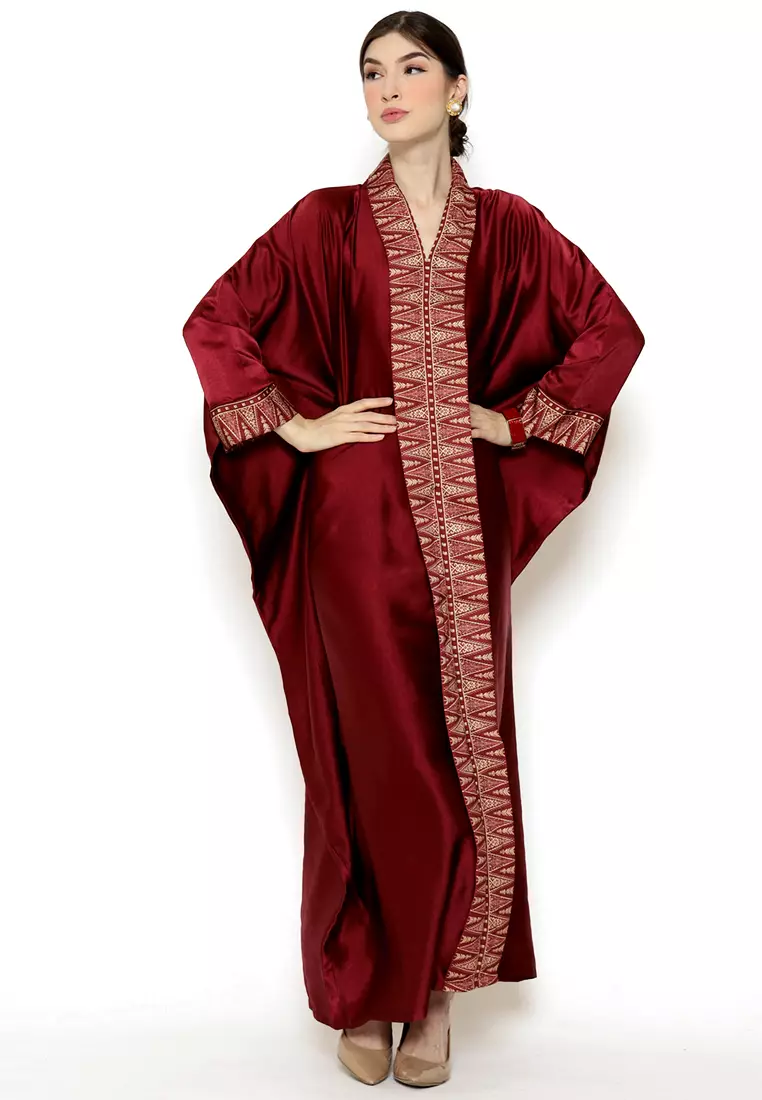Kanzi Exclusive Long Sleeve Songket Kaftan