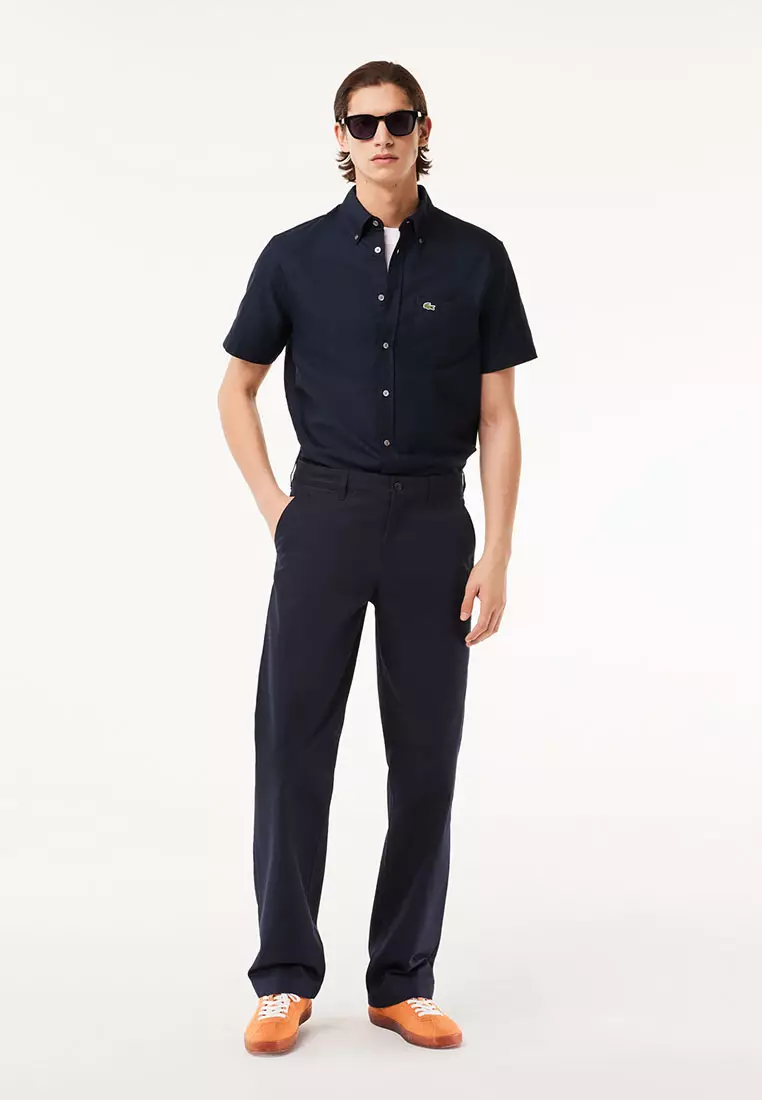 Regular Fit Short Sleeved Oxford Shirt