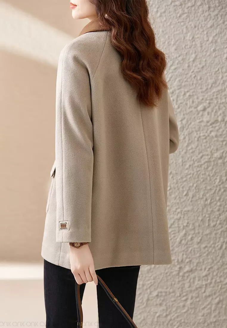 Thick best sale woolen coat
