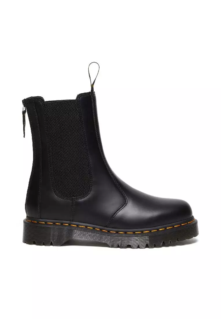 Discount on Dr. Martens  shoes - SKU: 2976 Hi Bex W/Zip Black Smooth