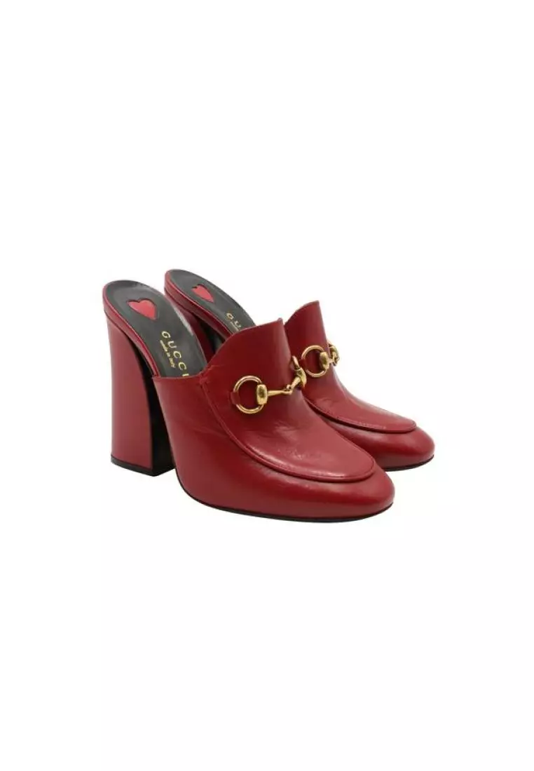 Gucci on sale leather mules