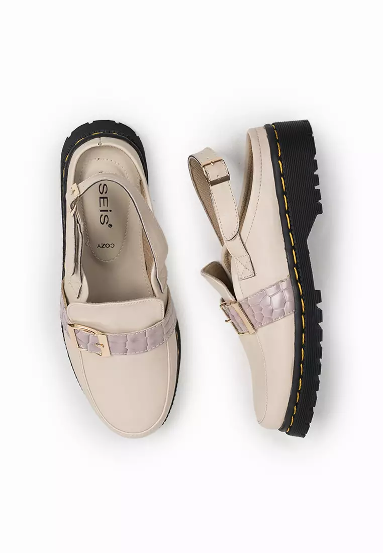 SEIS Cozy Mules Wanita loafers | Docmart - CREAM