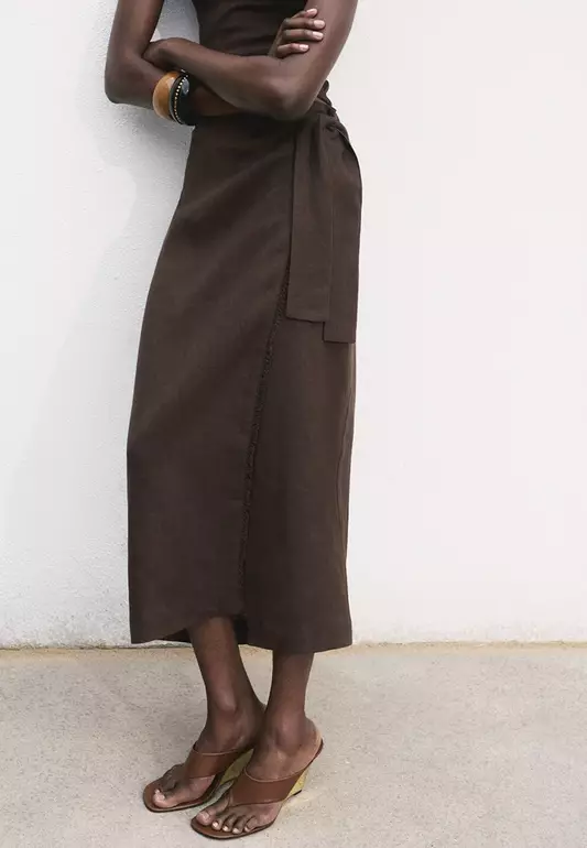 Linen Sarong Skirt