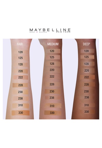Image result for maybelline fit me foundation color chart