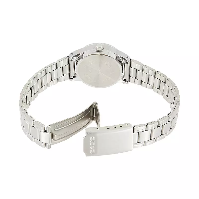Jam Tangan Wanita Analog Casio Standard LTP-V006D-1B2UDF LTPV006 LTP-V006D Stainless Steel Strap