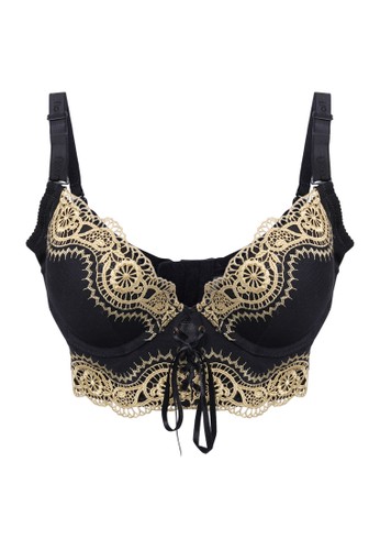 Jual Fiori Fiori Magic Bra Black Gold Original Zalora Indonesia