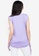 ZALORA BASICS purple Shoulder Pad Ruched Sides T-Shirt 52395AAC7ACA2FGS_2