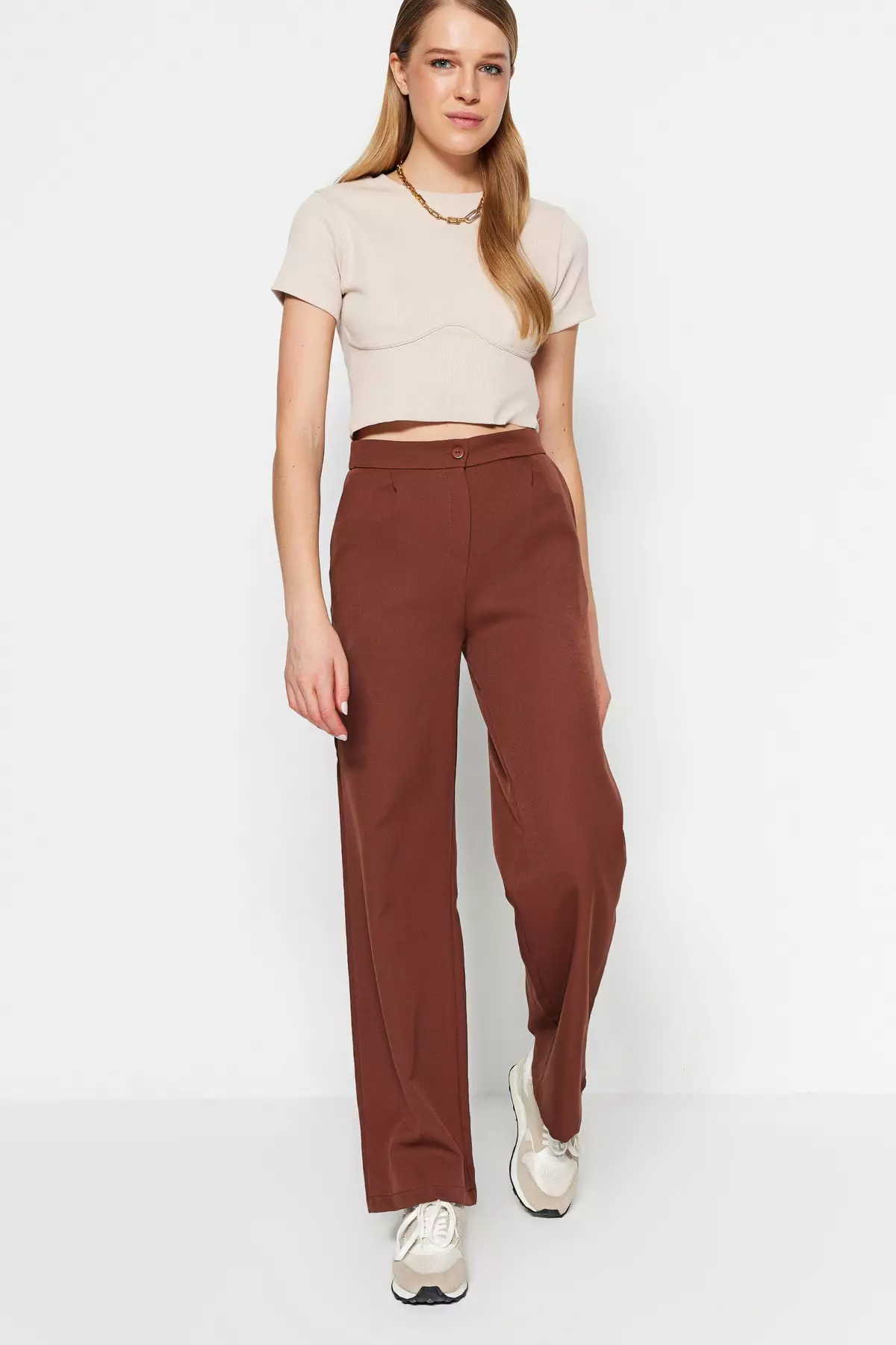 Casual Wide-Leg Pants