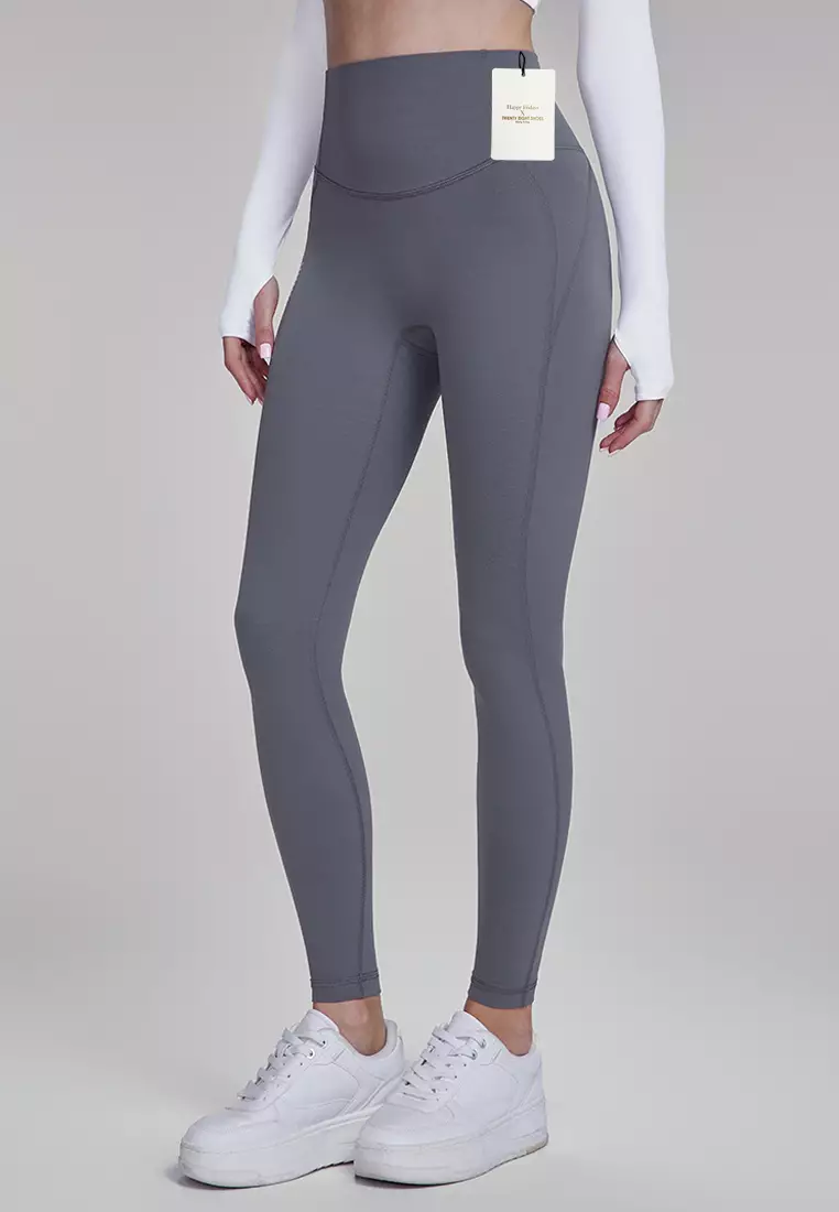 Printed Leggings Cotton Running Leggings Champagne Bottle Print