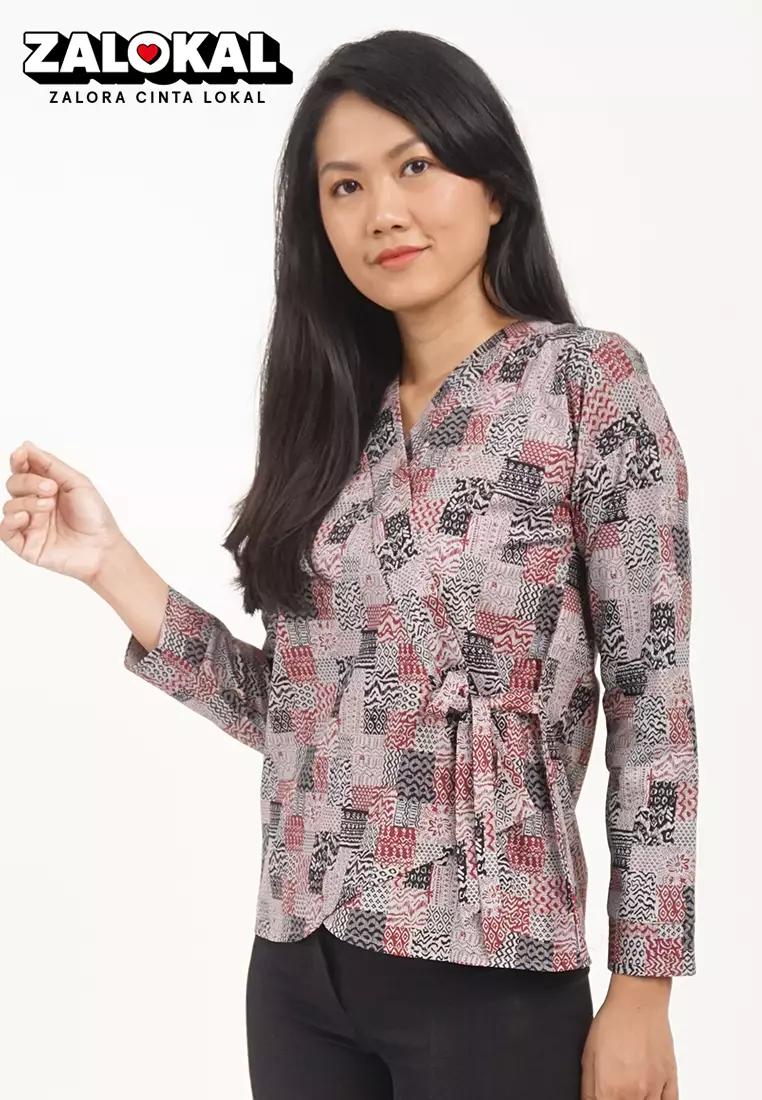 Jual Jayashree Batik Neisha Red Wanita Original 2024 | ZALORA Indonesia