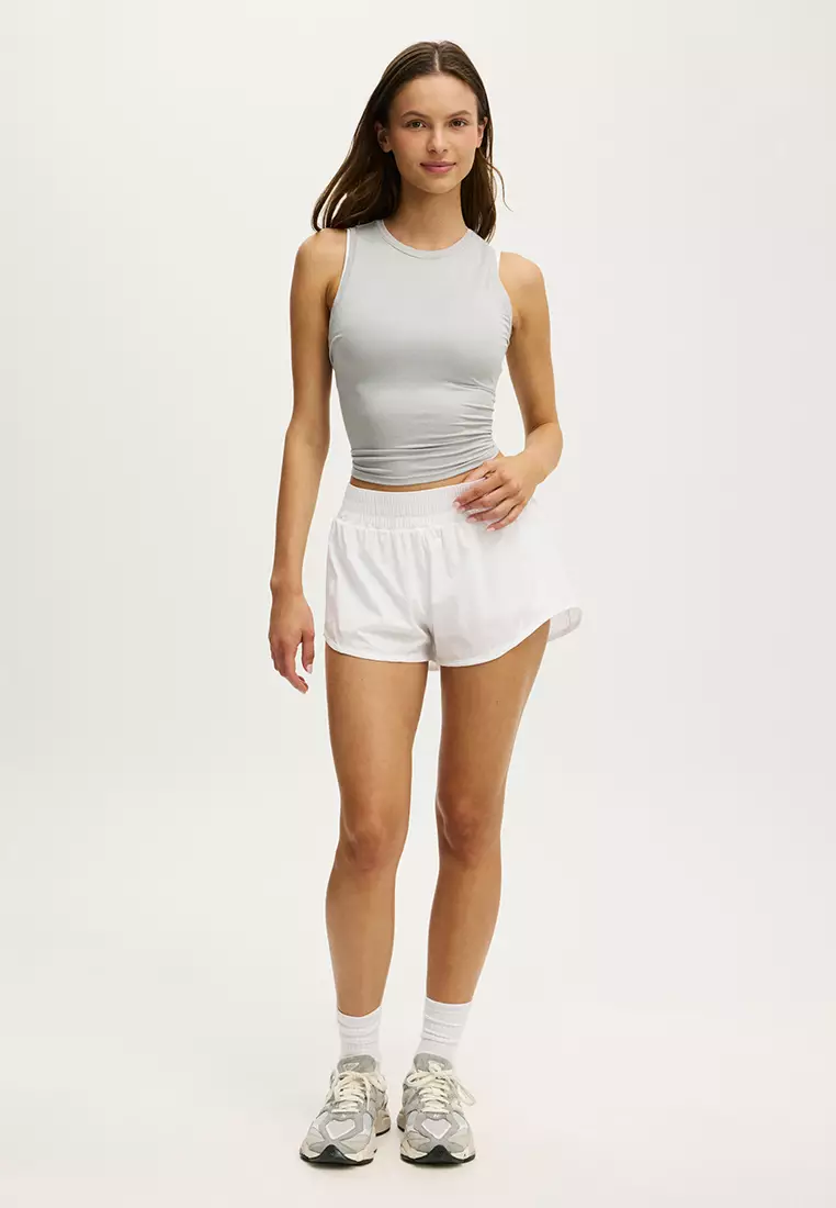 Active Open Back Muscle Tank Top