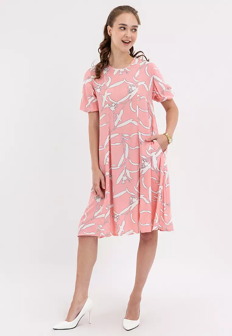 Althea Bubble Sleeve Dress