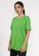 CROWN green Round Neck Drifit T-Shirt 755B8AA497F362GS_2