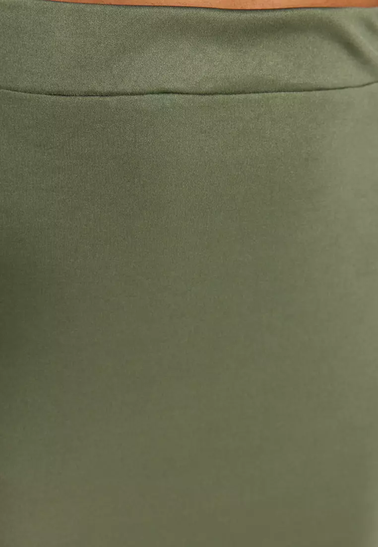 Maxi High Waist Flexible Knitted Skirt