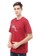 Hamlin red Jack T-Shirt Atasan Kasual Kaos Pria Rose Motive Lengan Pendek Material Cotton ORIGINAL 52937AAFF8FD43GS_3