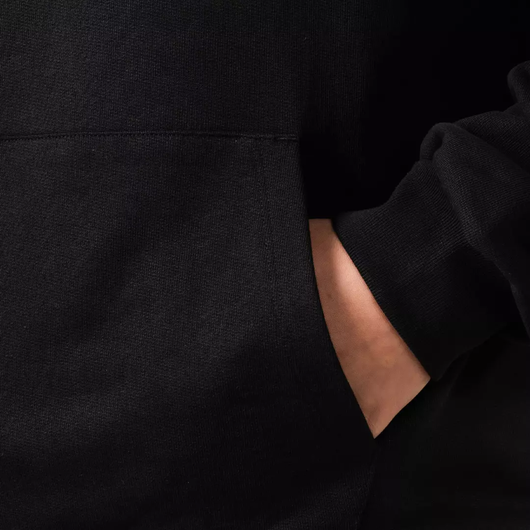 Crewneck Sweatshirt With a Bally Flag in Cotton - Black