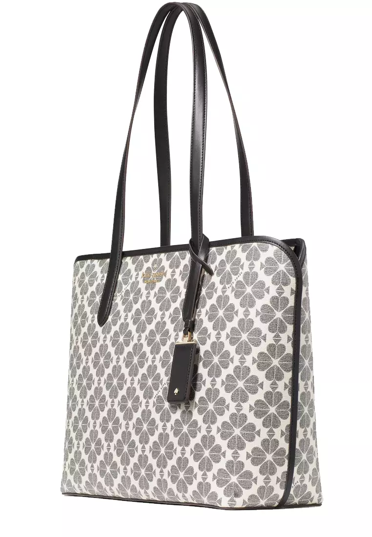 Kate Spade Signature Spade Flower Tote Bag in Black Multi KG086