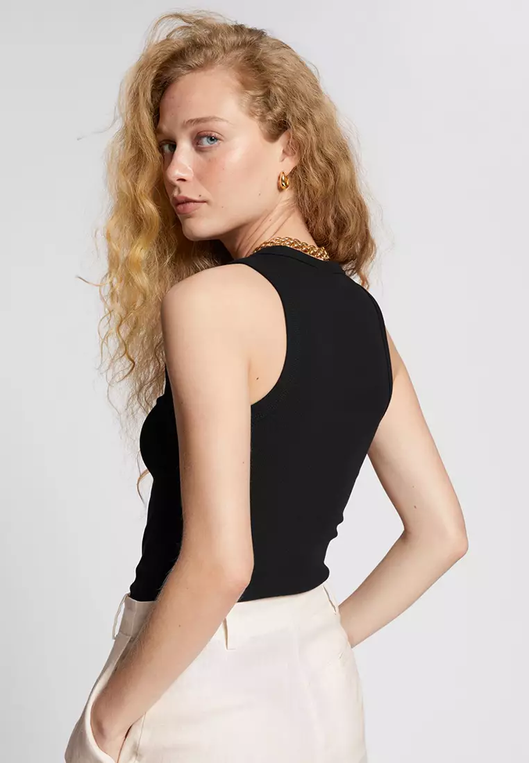 Fitted Jersey Tank Top