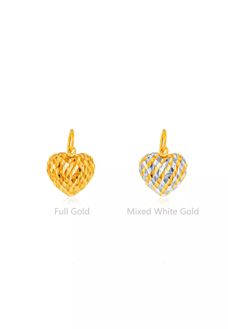 MJ Jewellery 916/22K Gold Love Pendant B255 (L Size)