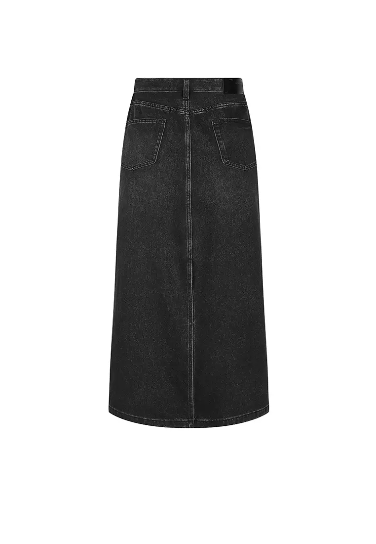 天絲環保A型長款腰裙