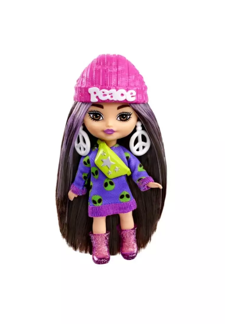 Barbie Extra Mini Minis Travel Doll With Beach Fashion, Barbie Extra Fly